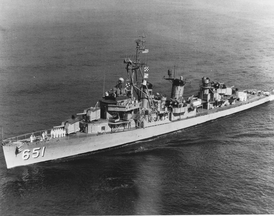 USS Cogswell (DD651) after early 1950s refit