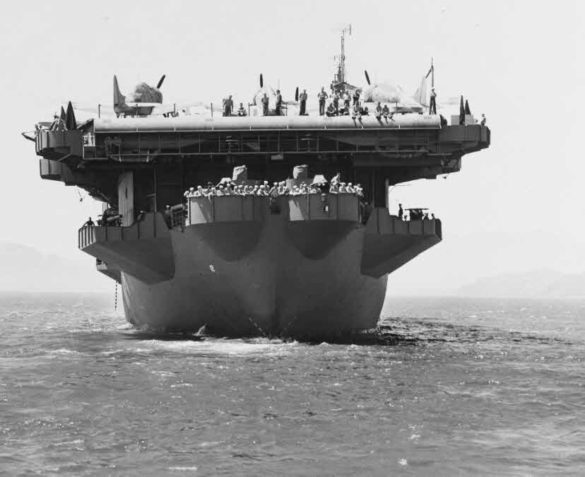 USS Copahee (CVE-12) off Mare Island, 1943 