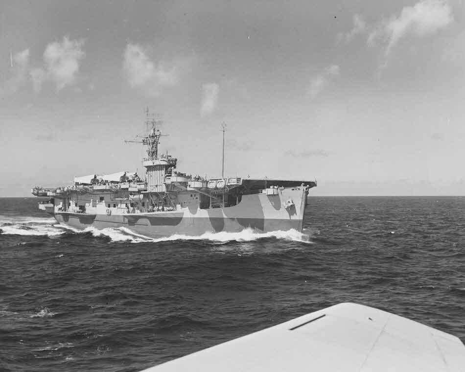 USS Core (CVE-13) in the Atlantic, 1943 