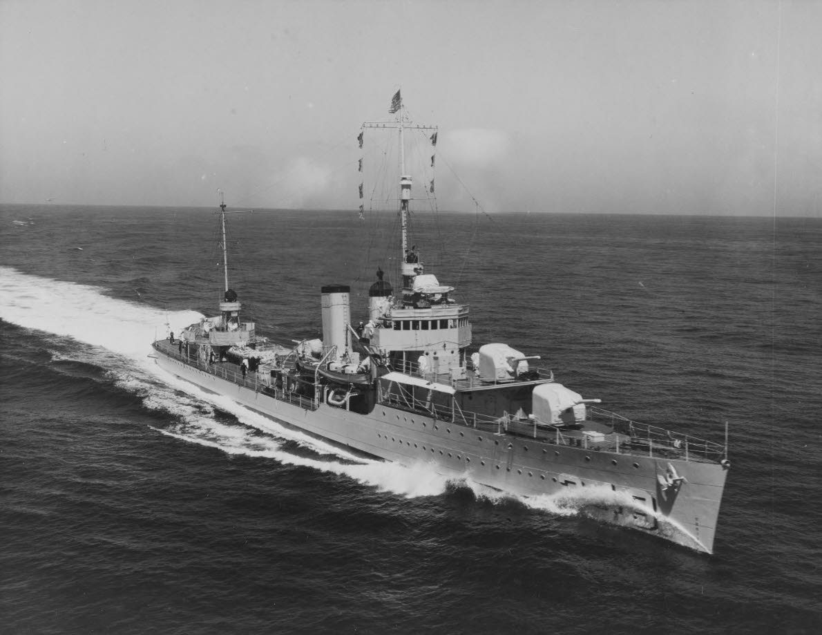 USS Dewey (DD-349) off San Diego, 14 September 1936 