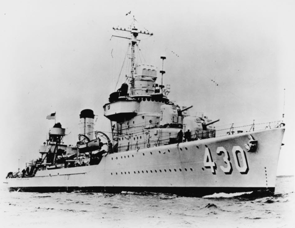 USS Eberle (DD-430) underway, 1940-41 