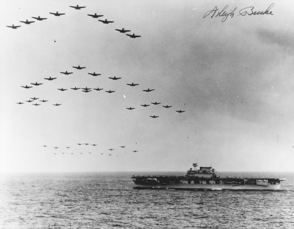 Flypast of USS Enterprise (CV-6) 