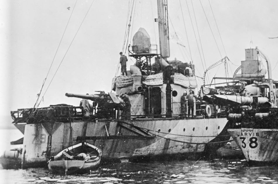 USS Little (DD-79) at Brest, 27 October 1918 