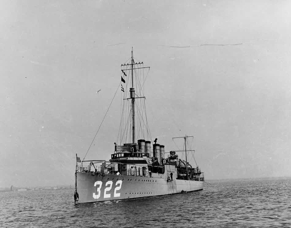 USS Mervine (DD-322) at rest 