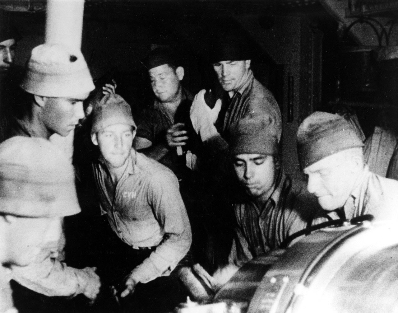 5in Gun Crew, USS Mississippi (BB-41), Peleliu 