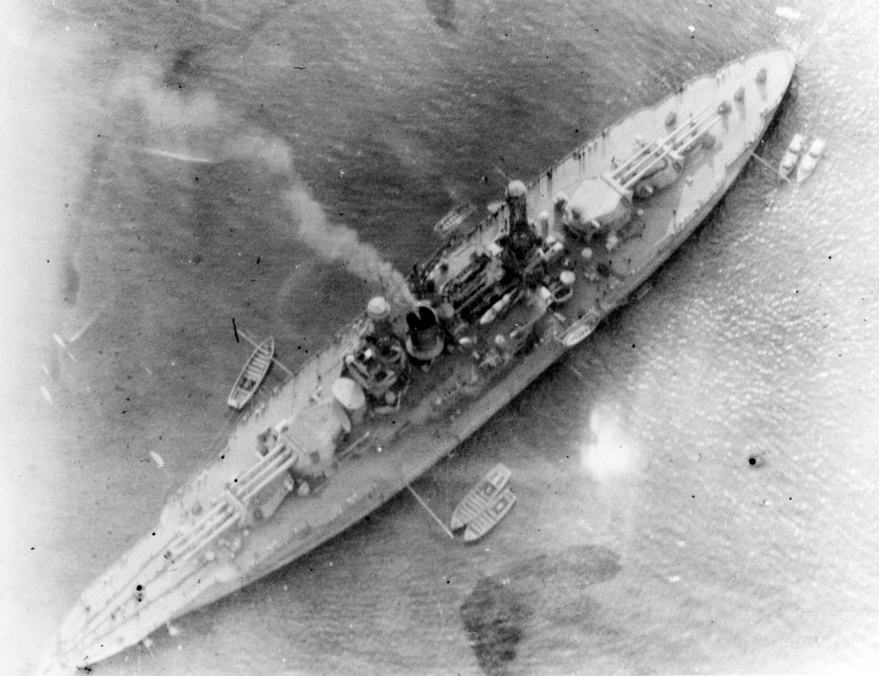 USS New Mexico (BB-40) at Victory Review, New York 