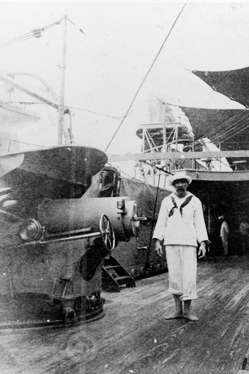 8in Gun, USS Newark (C-1) 