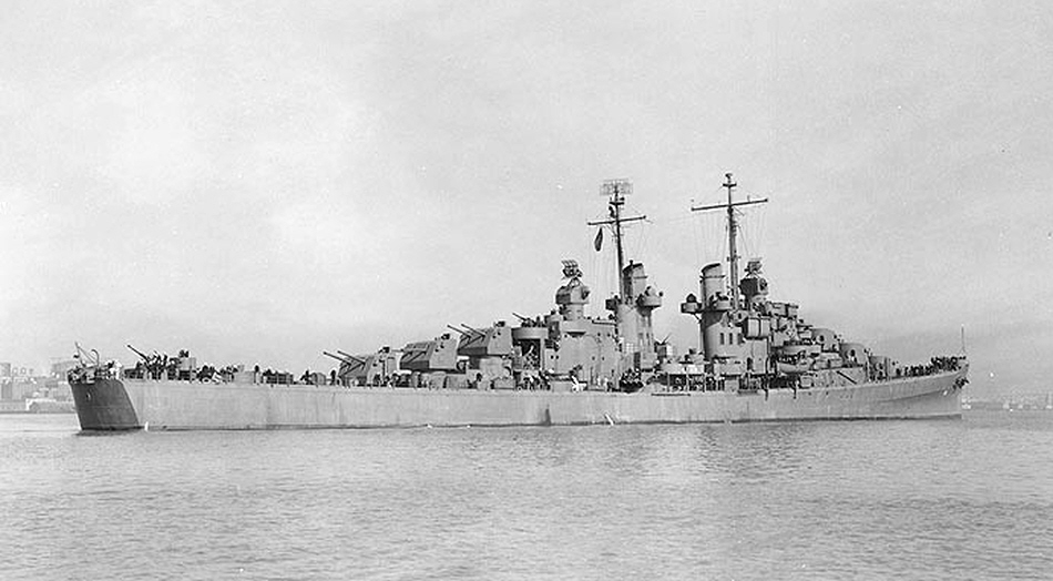 USS Oakland (CL-95), San Francisco, 2 August 1943 