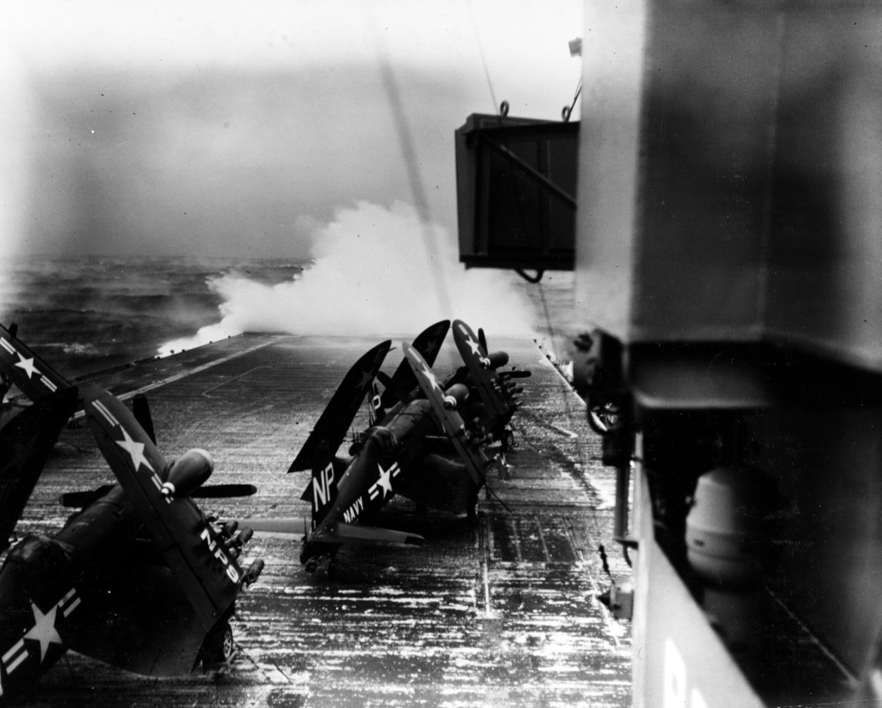 USS Oriskany (CV-34) off Korea, Winter 1953 