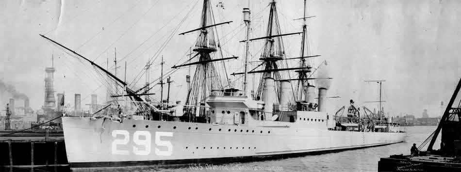 USS Osborne (DD-295) at Boston, 1920 