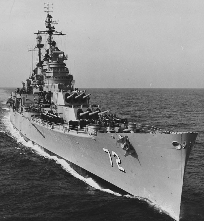 USS Pittsburg (CA-72), mid 1950s 