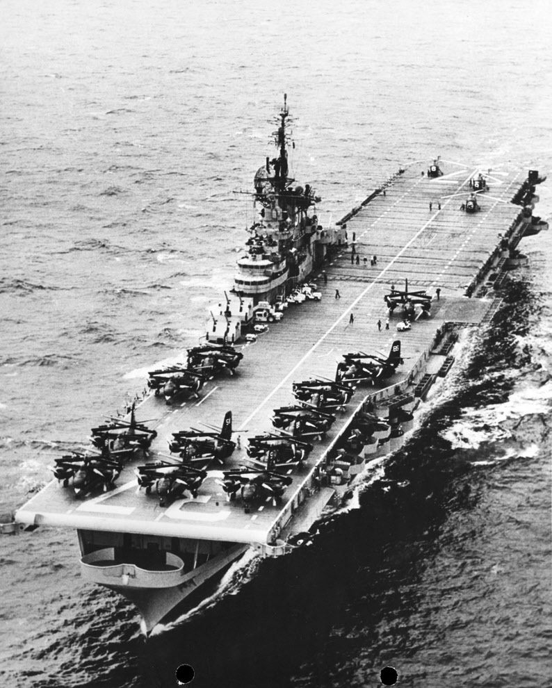 Grumman S2F Trackers on USS Princeton (CV-37)