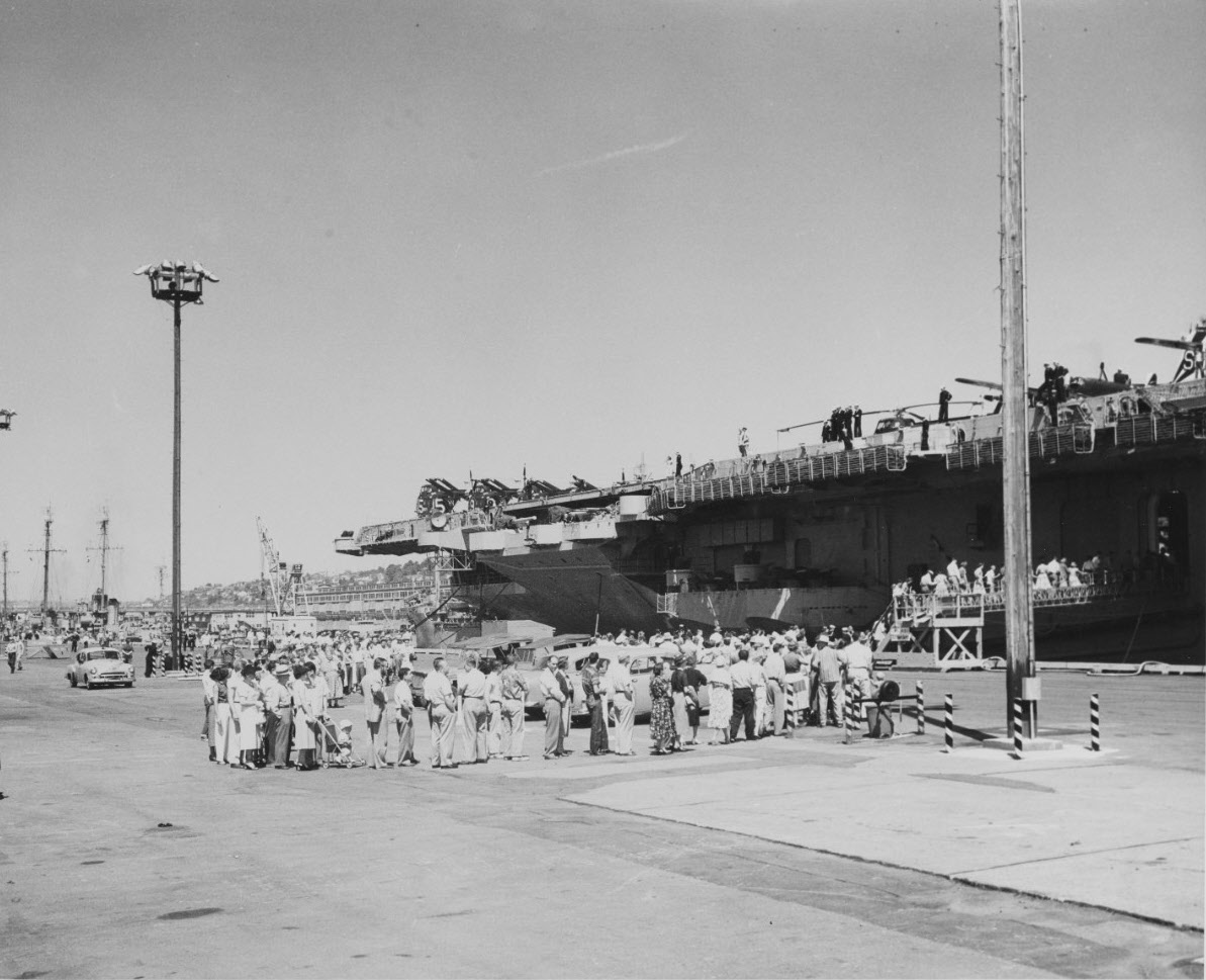 Open House on USS Princeton (CV-37), 1954 