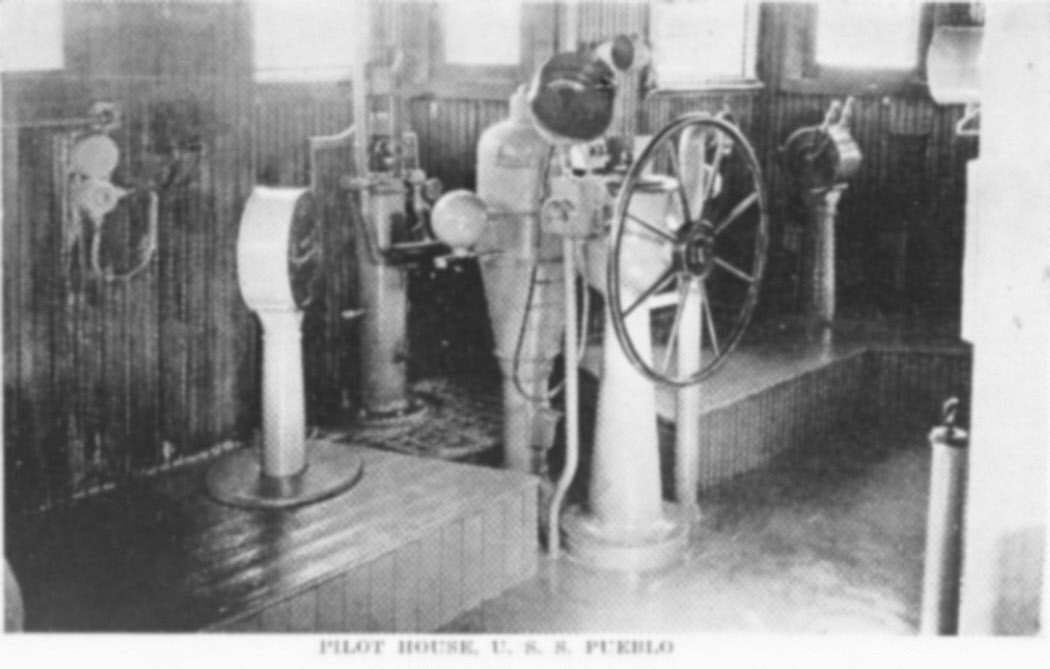 Pilot House of USS Pueblo (ACR-7) 