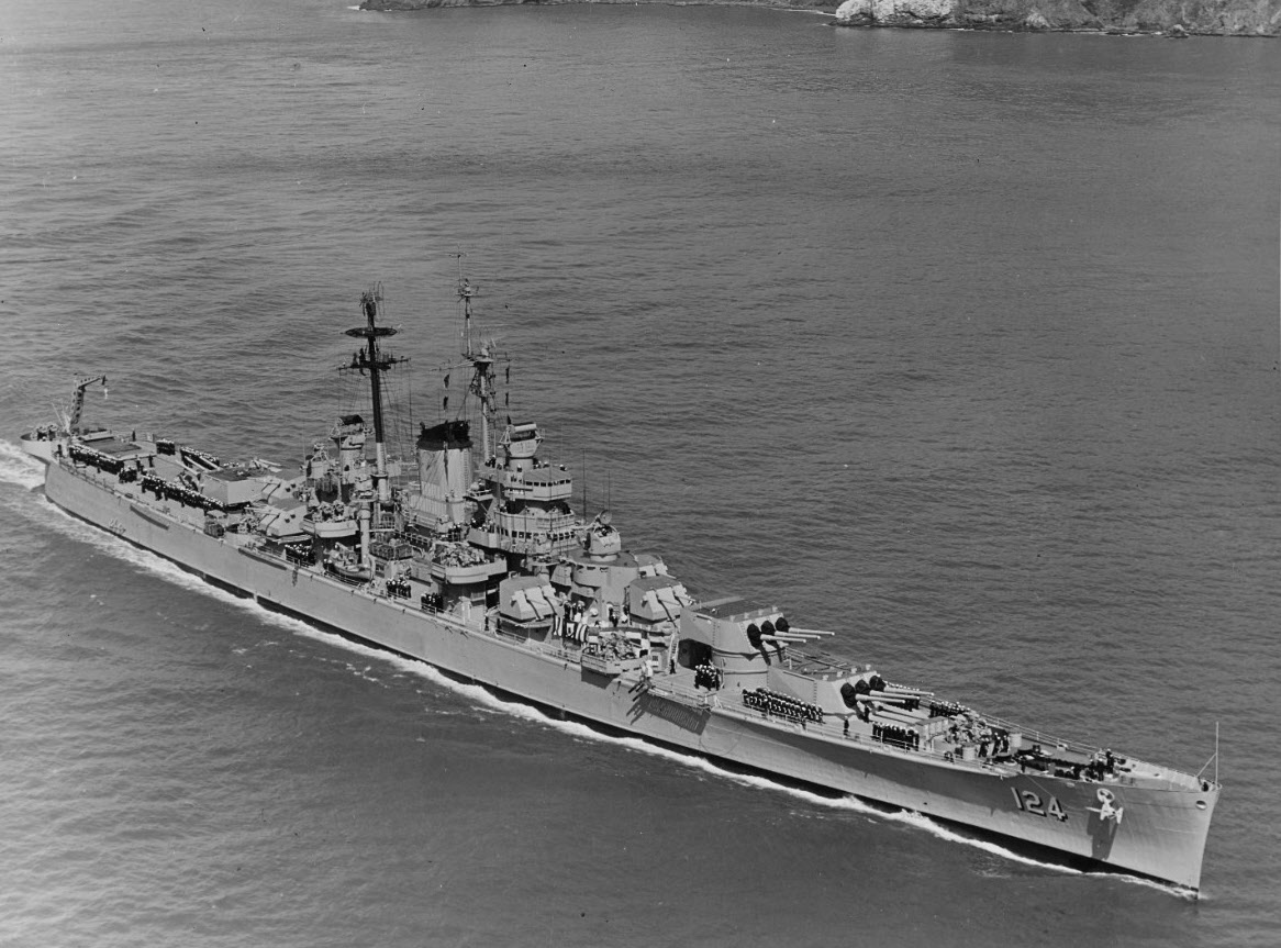 USS Rochester (CA-124), San Francisco, 1957 
