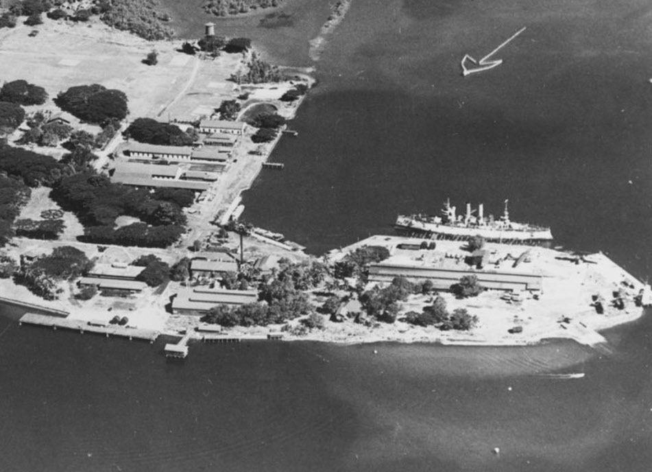 USS Rochester (CA-2), Olongapo, 1941