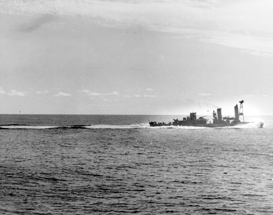 USS Shaw (DD-373) on Trials 