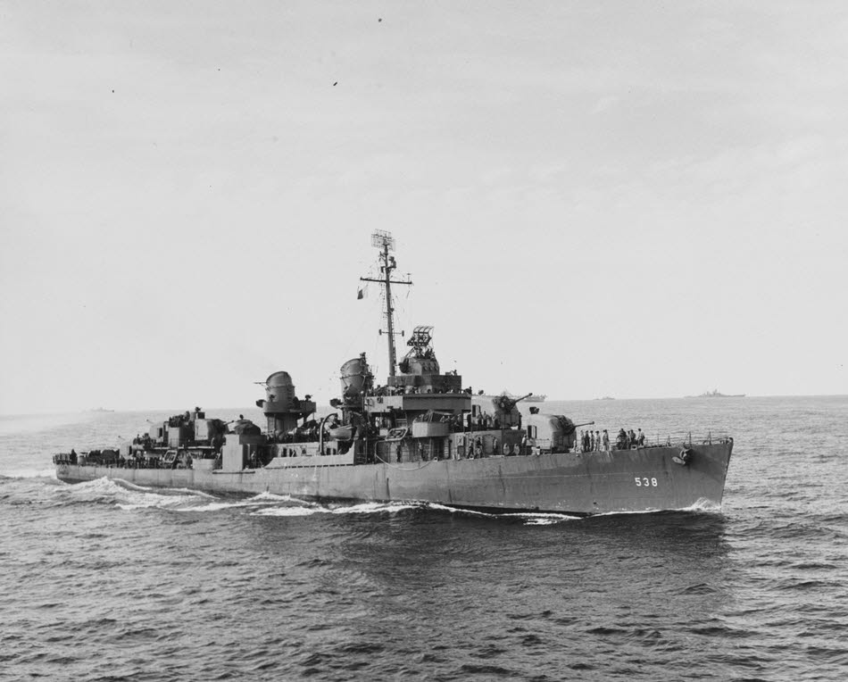 USS Stephen Potter (DD-538), Central Pacific, 2 May 1944 