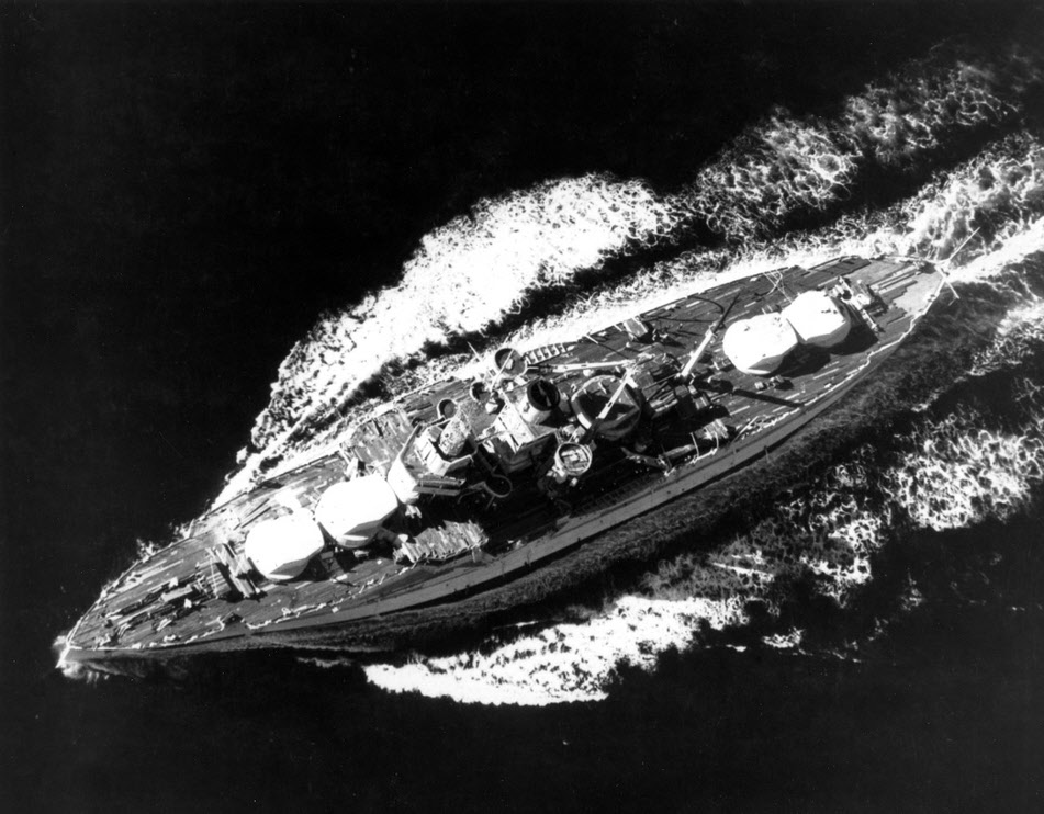 USS Utah (BB-31) as target ship, 1936 