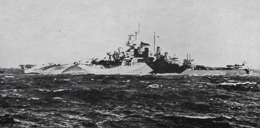 USS West Virginia after repairs, c.1944-45 