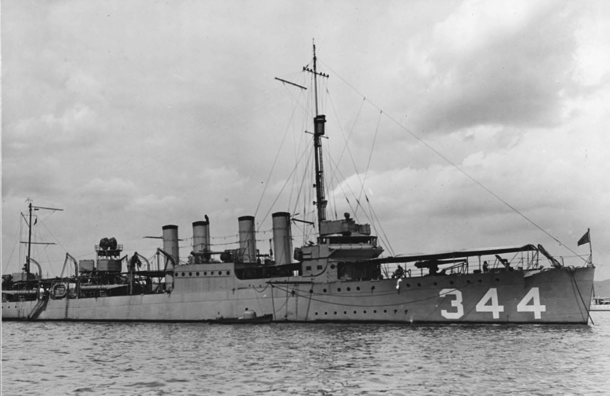 USS William B Preston (DD-344) in 1920 