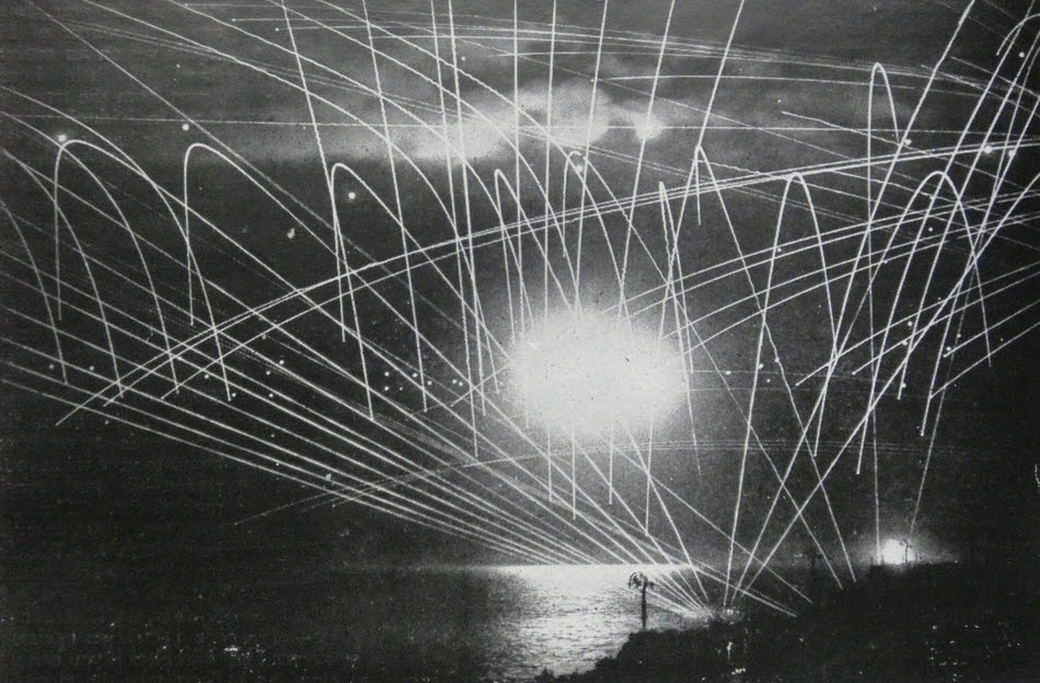 V-1 shot down by Coastal Anti-Aircraft Guns 