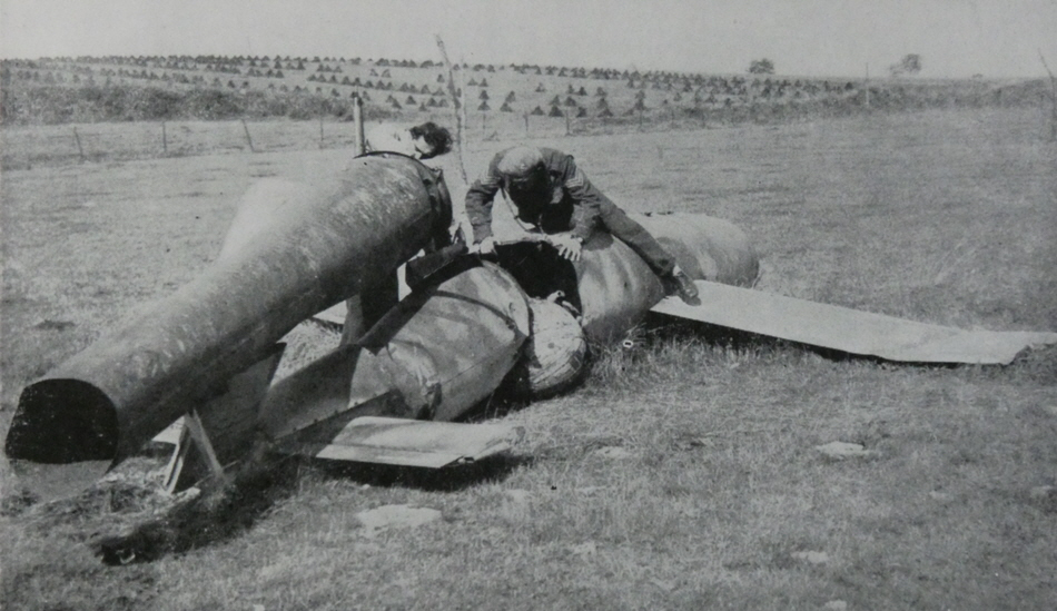 V-1 crashed near launch site 