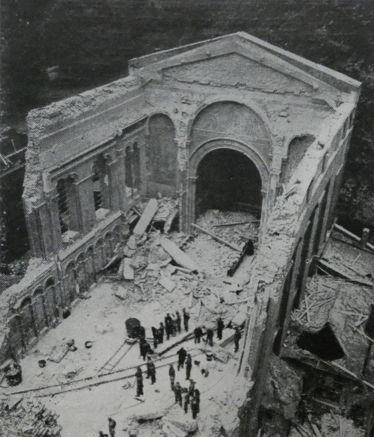 V-1 Damage to the Guards' Chapel, Wellington Barracks 