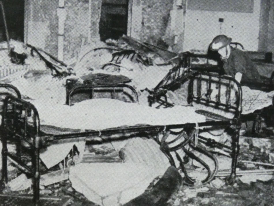 V-1 Damage to a Hospital 