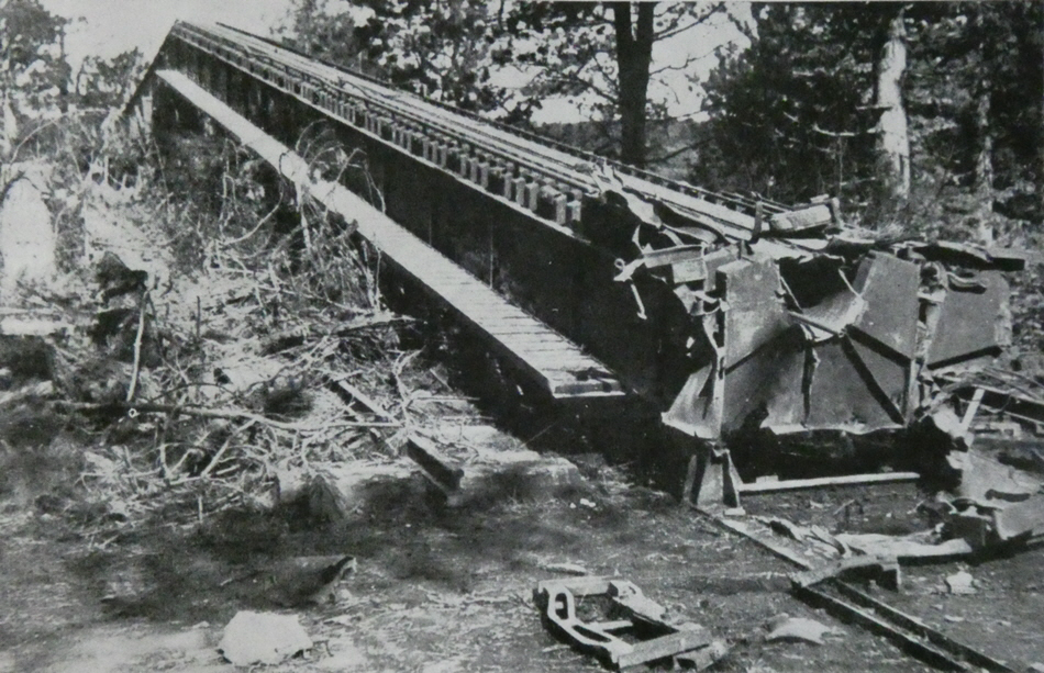 Damaged V-1 site at Belloy-sur-Somme 