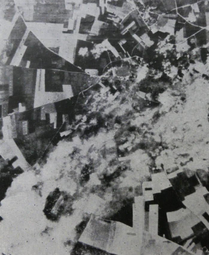 Bombed V-1 Launch Site near Calais 