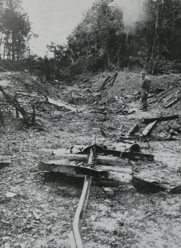 Bombed V-1 site at Fontaine-sous-Preaux 