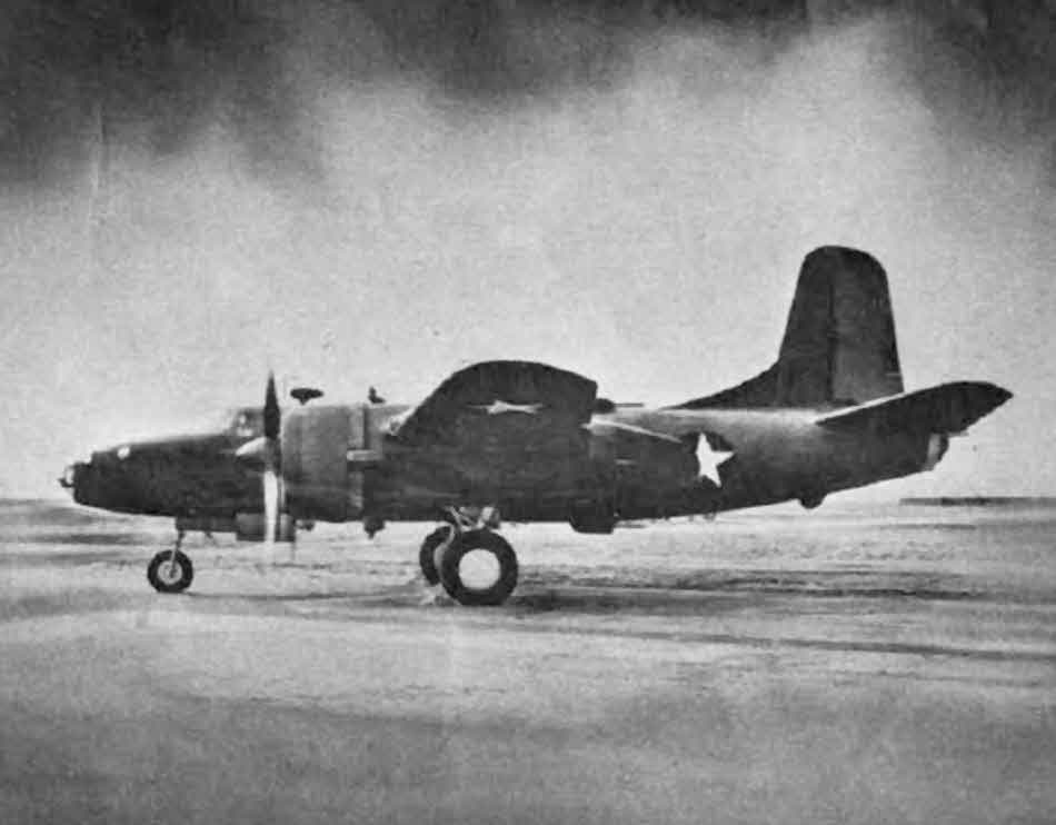 Prototype of North American XB-28 Dragon 