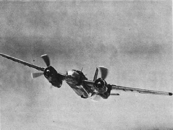 Douglas A-26B Invader from the front 