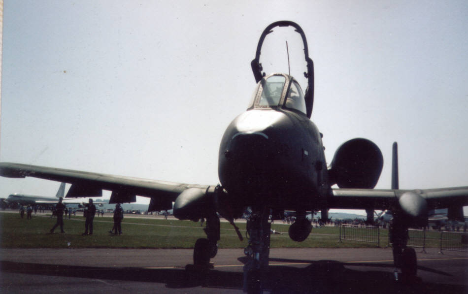 Fairchild A-10 Thunderbolt II Front View
