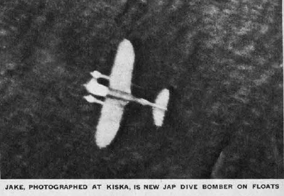 Aichi E13A 'Jake' at Kiska 