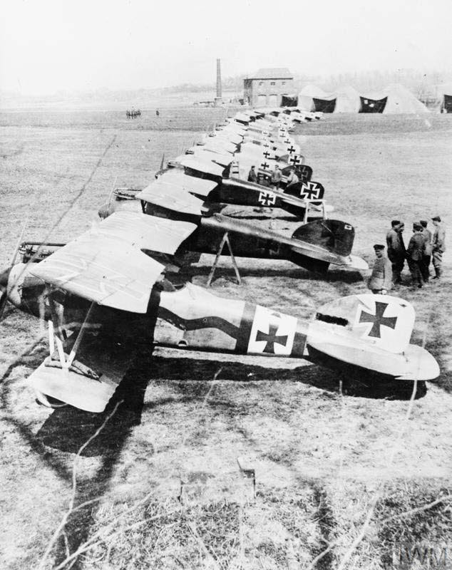 Albatros D.IIIs of Jasta 4 and Jasta 11 