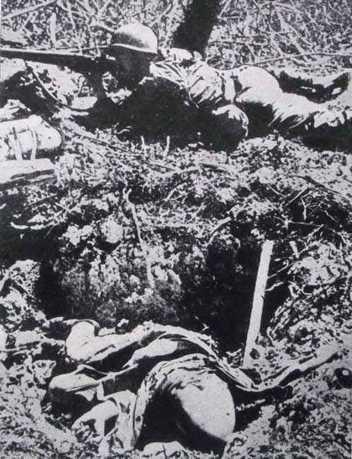 US Soldier firing on New Georgia 