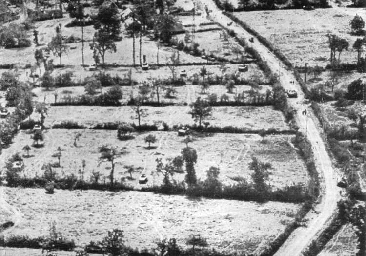American Tanks in Brittany, 1944