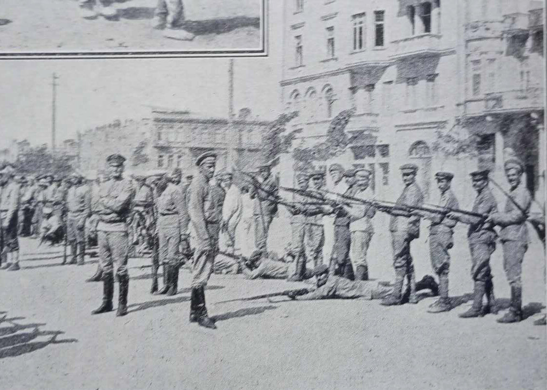Armenia Troops drilling at Baku, 1918 