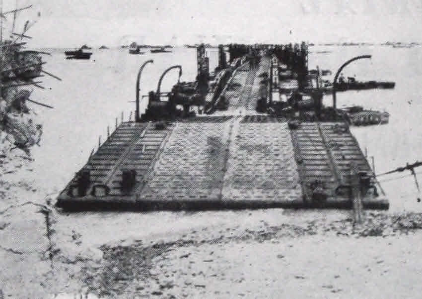 Inshore End of the Mulberry Harbour, Arromanches 