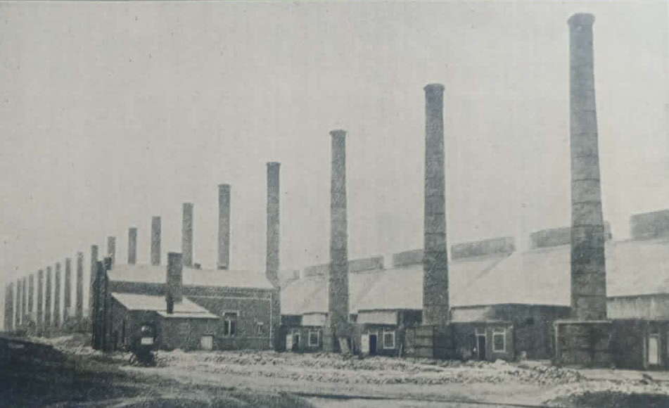 Auby Zinc Works, 1914 
