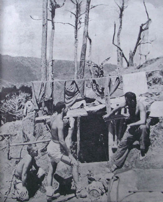 Australian Dug-out near Numa Numa, Bougainville 