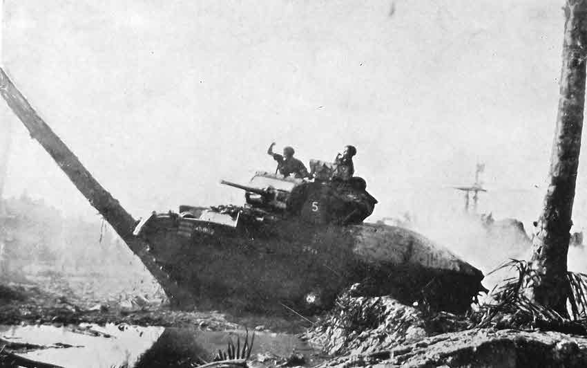 Australian Matilda Tank at Balikpapan 