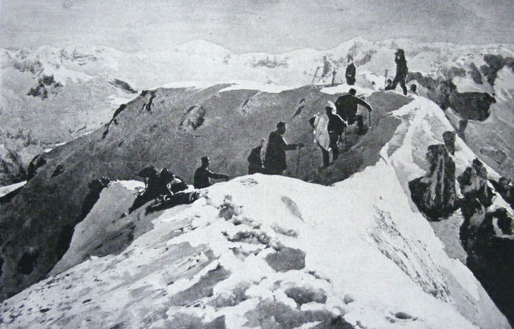 Austrian Troops on the Mountain Tops 