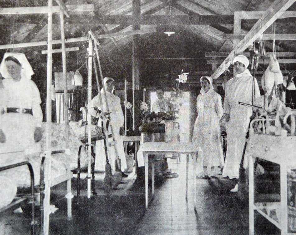 Ward on British Base Hospital, France 