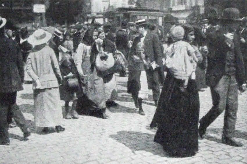 Belgian Refugees in Brussels, 1914 