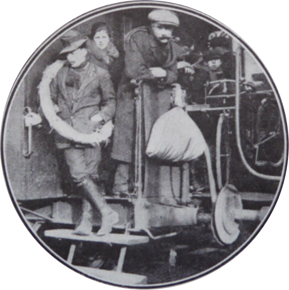 Crowded Train, Belgium 1918 