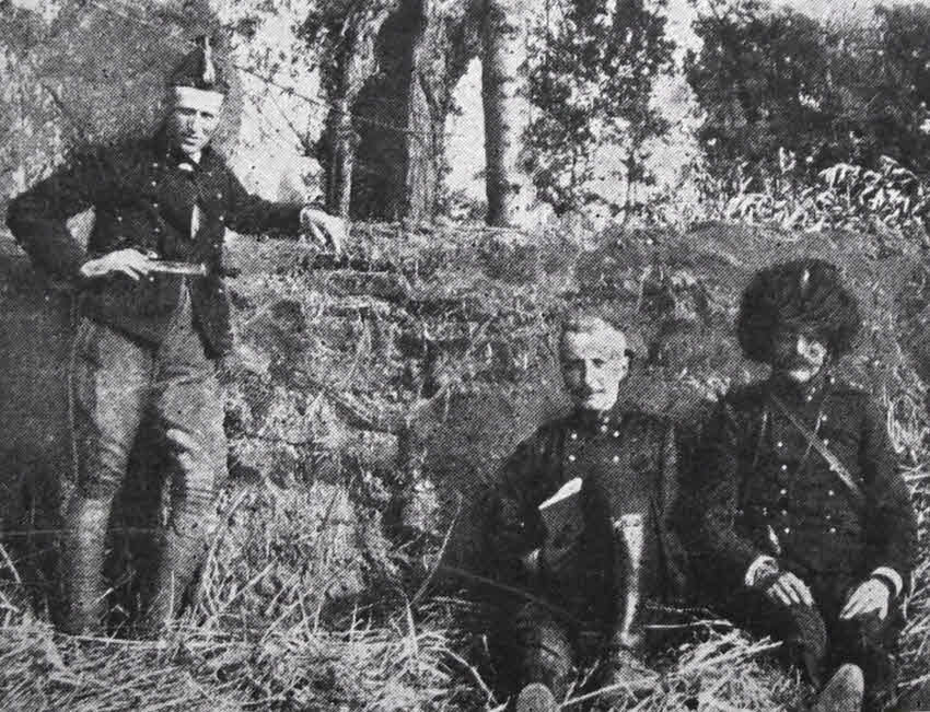 Belgian Troops in trenches outside Liege, 1914 