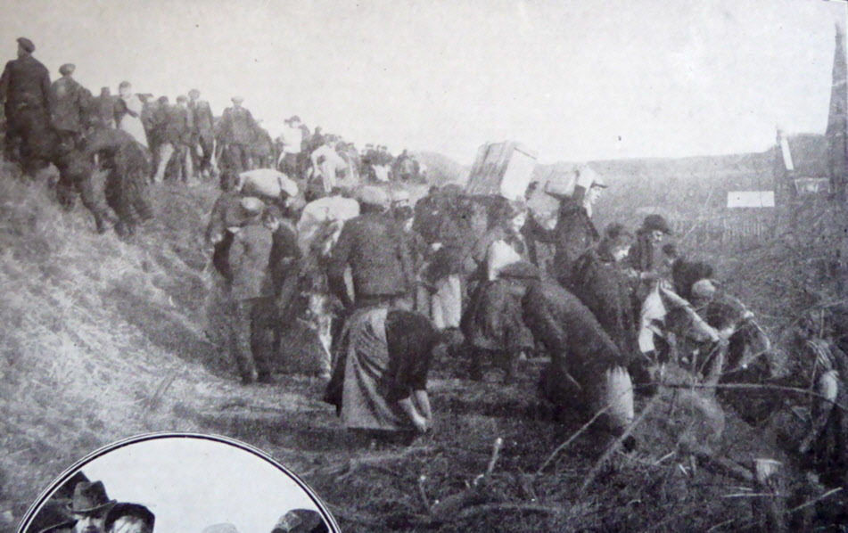 Belgian Civilians returning to Antwerp, 1918 